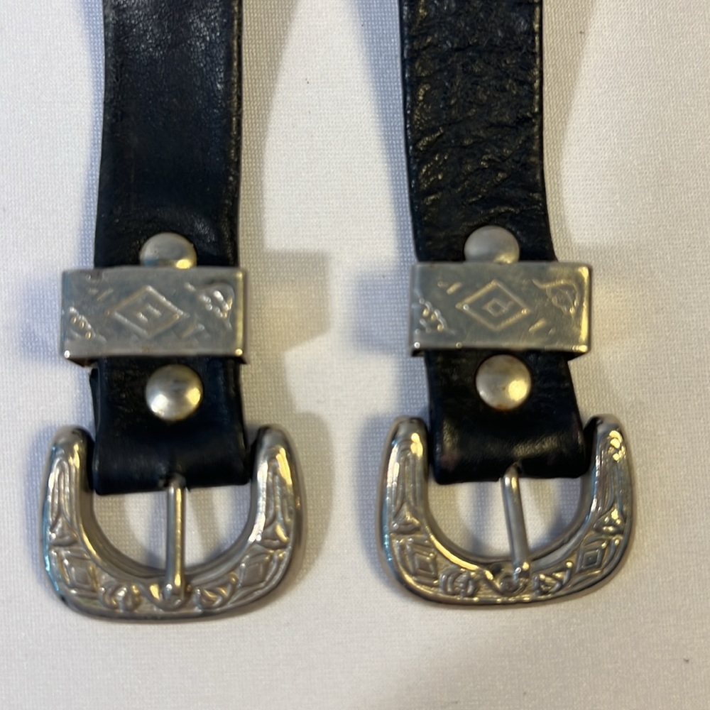Vintage Leather 1980’s boot straps